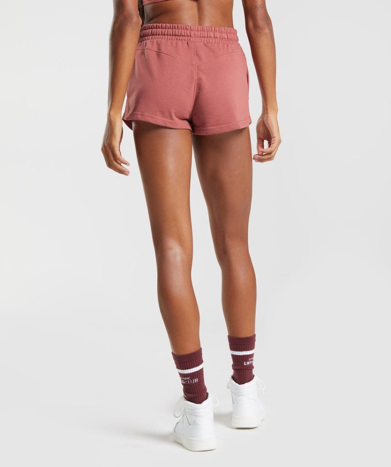 Women's Gymshark Social Club Shorts Rose | CA 7N135A